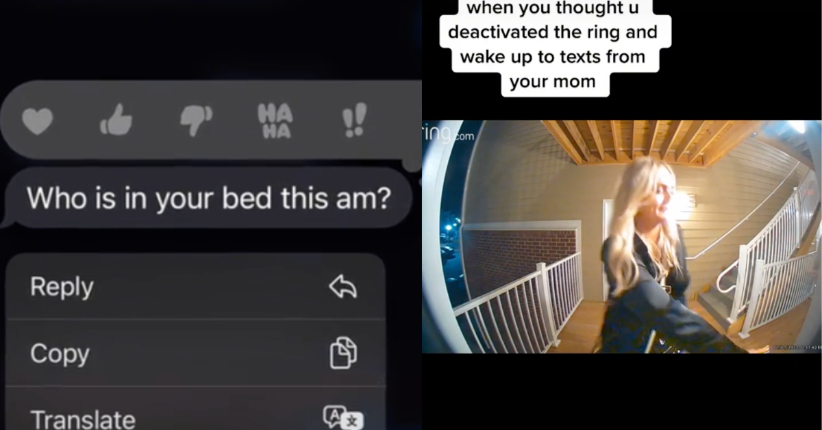 Woman Mortified After Mom Catches Her Trying To Sneak Her Date Home Thanks To Doorbell Cam