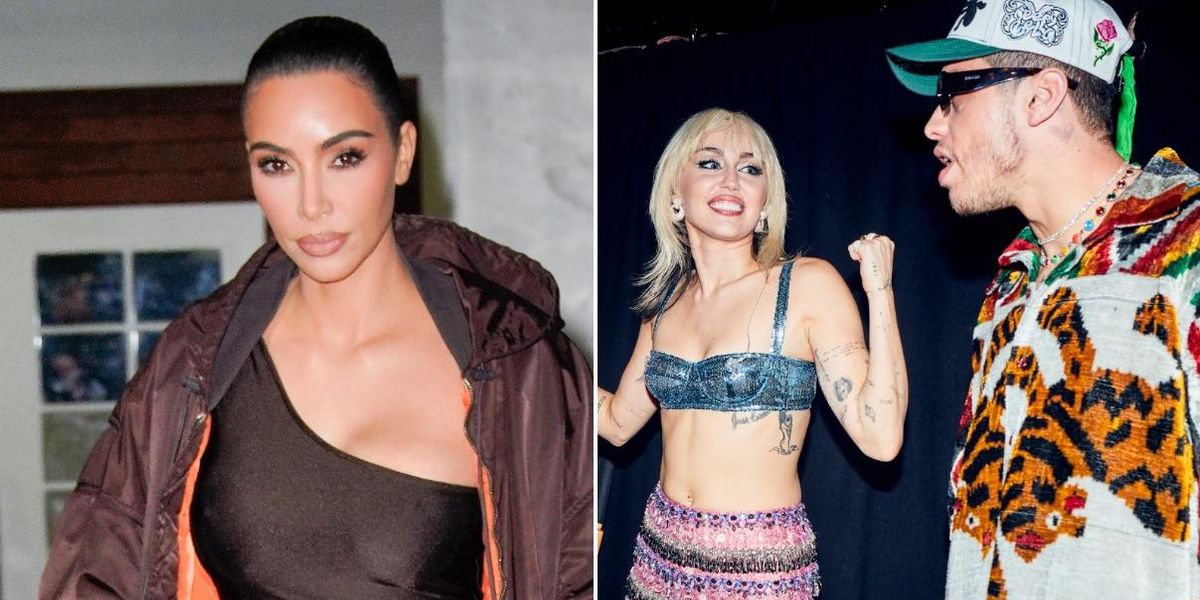 Kim Kardashian Unfollows Miley Cyrus After Pete Davidson NYE Special