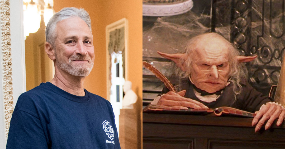 Jon Stewart Slams JK Rowling For Using 'Antisemitic' Caricatures As Goblin Bankers In 'Harry Potter'
