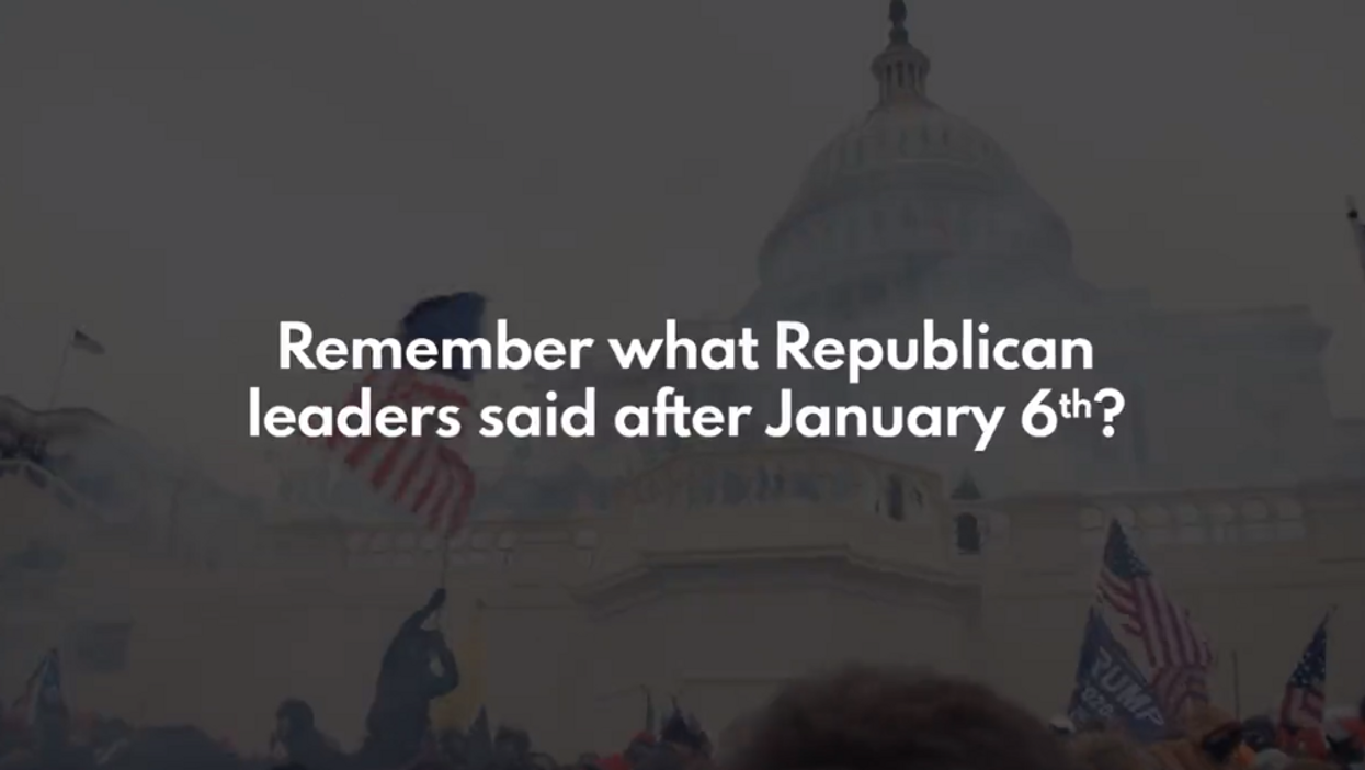 Powerful Ad Reminds Republican Leaders What They Said About January 6