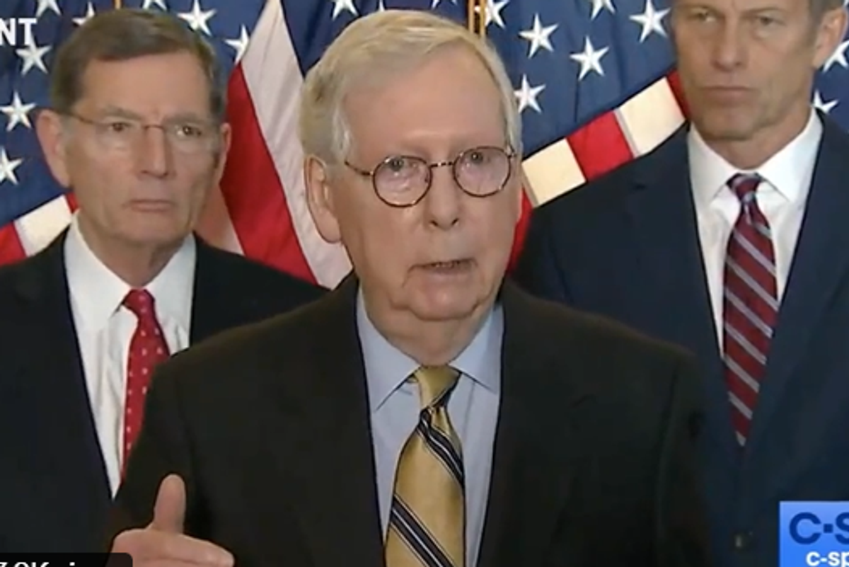 Mitch McConnell Pretends Not To Understand When Republicans Literally Promise To Steal Future Elections