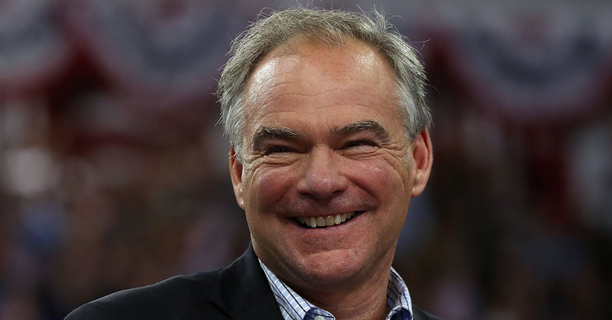 Tim Kaine Was Stuck For 27+ Hours In The Virginia Snowstorm Traffic Jam—Then Got Right Back To Work