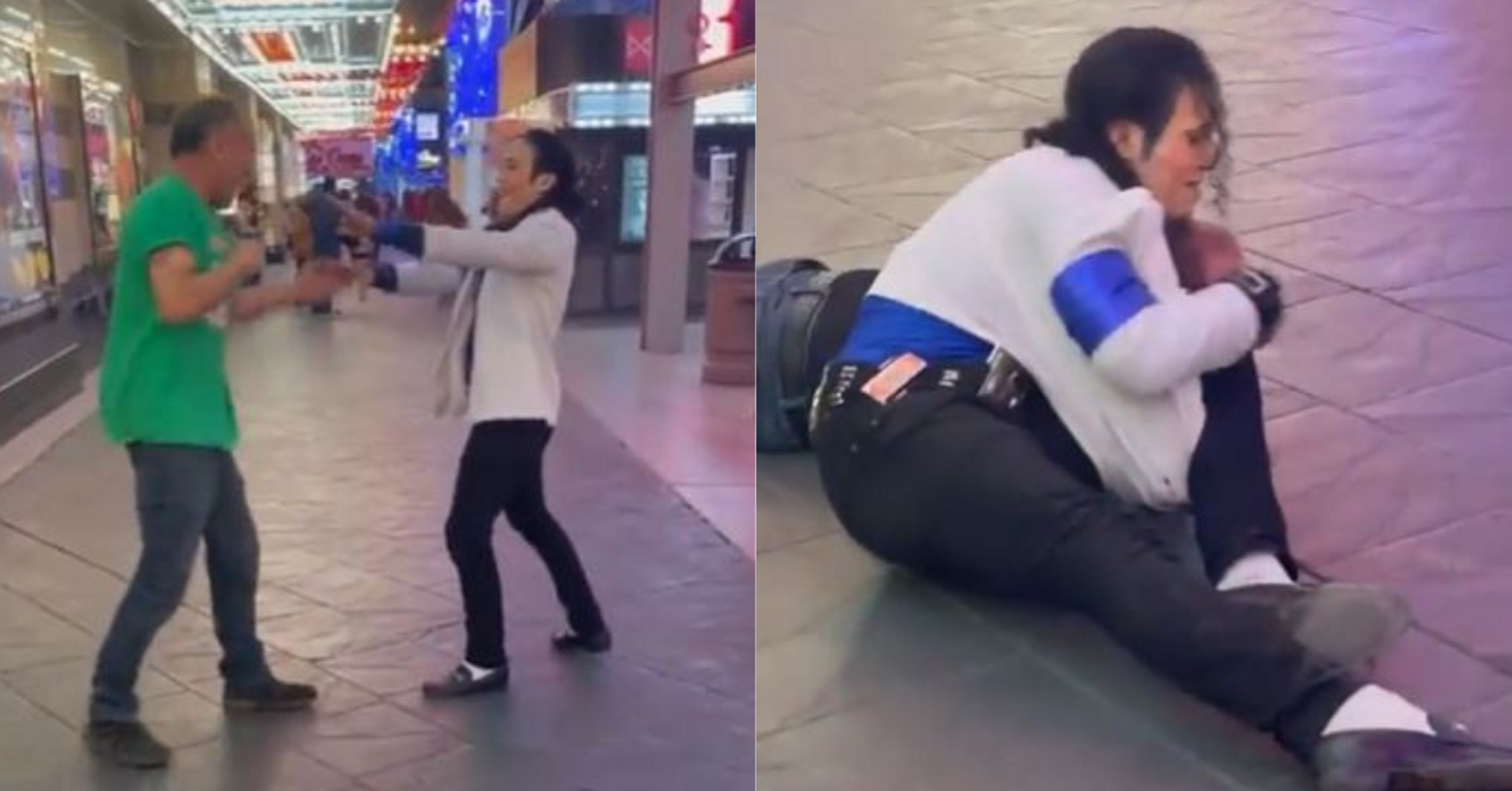 Michael Jackson Impersonator Goes Viral After Using Chokehold To Subdue Man During Street Brawl
