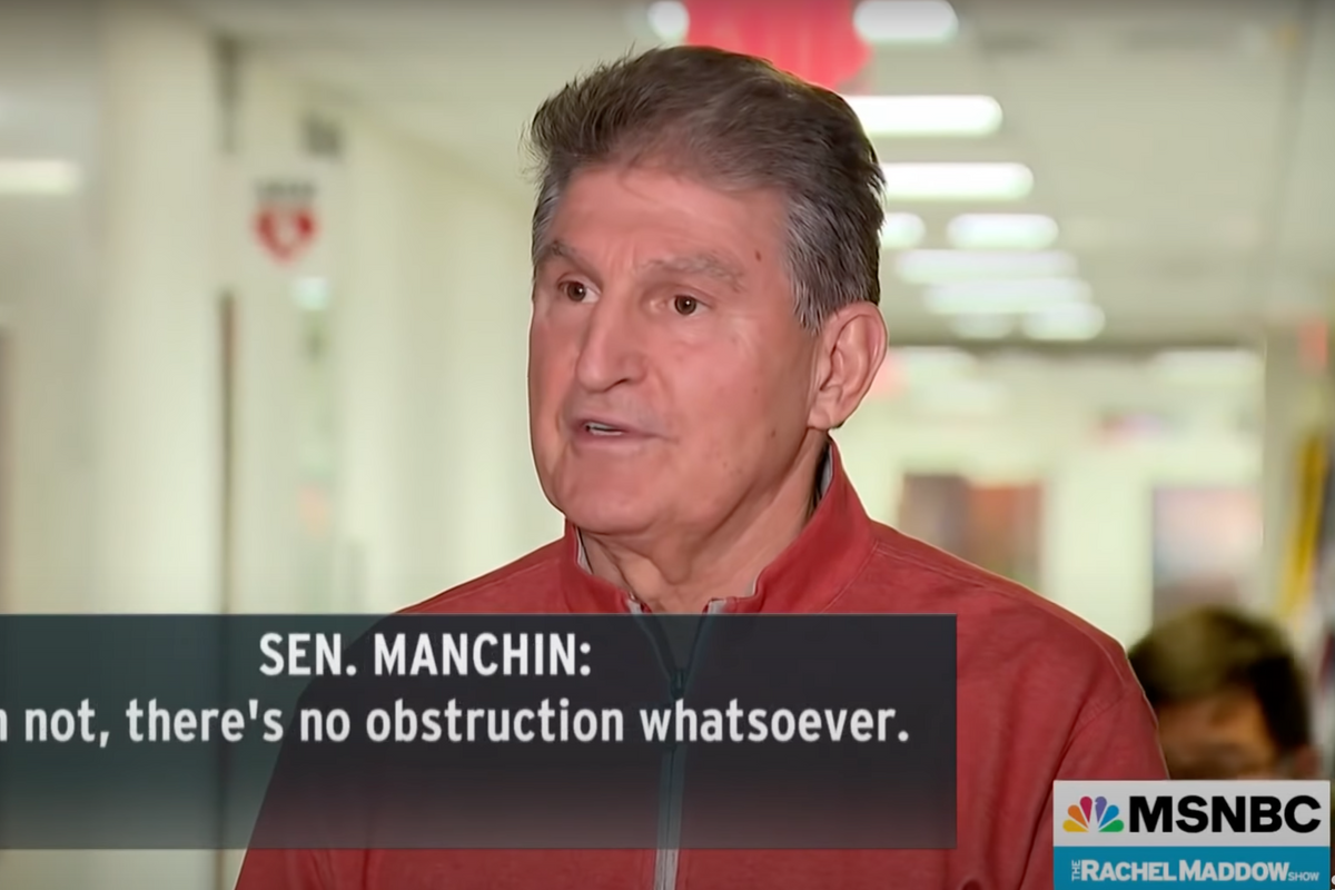 Let’s Assume, Just For The Moment, That Joe Manchin Is A Dishonest Man