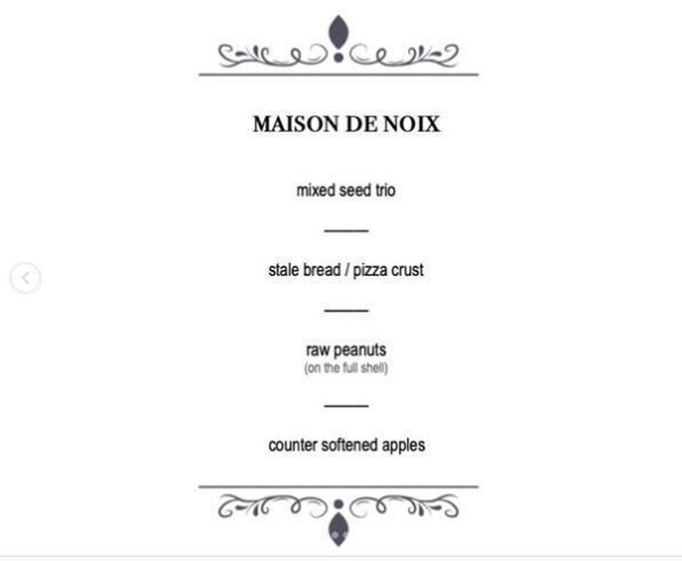 menus, nuts, comedy, nut house