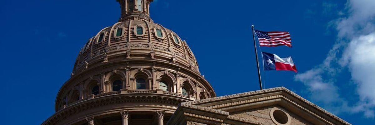 Texas state capitol building.