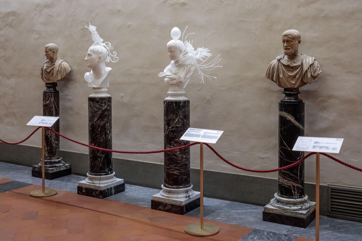 Koen Vanmechelen alla Galleria degli Uffizi