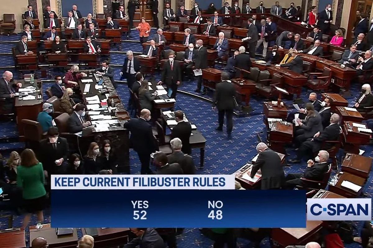 GOP Blocked Voting Rights Again, And Joe Manchin And Kyrsten Sinema Helped!