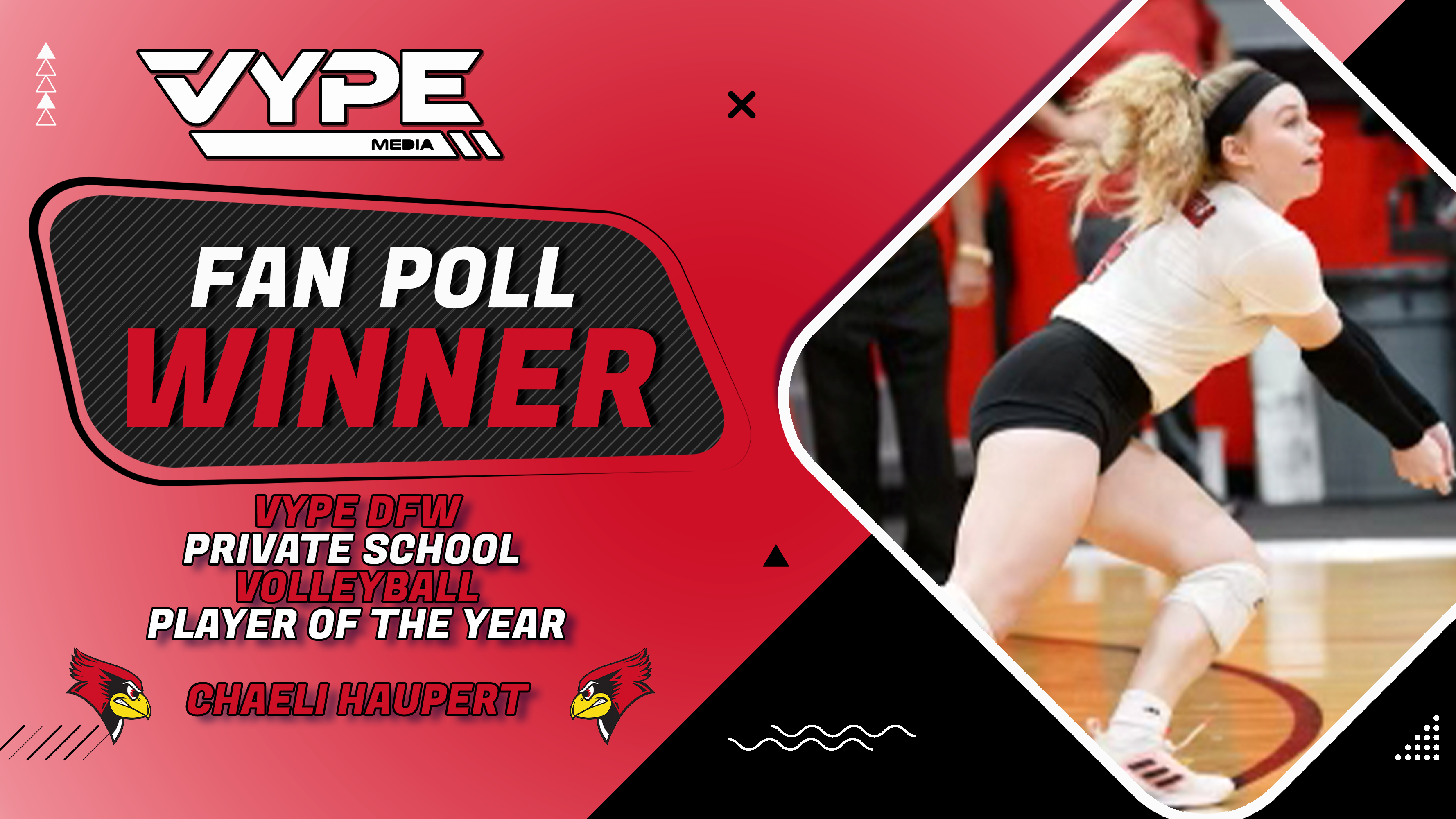 Fort Worth Christian star Chaeli Haupert is VYPE DFW's Private School volleyball player of the year