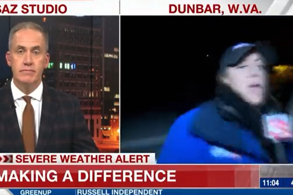 wsaz tv, tori yorgey, reporter hit by car