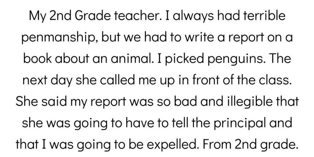 People Describe The Worst Teacher They've Ever Had