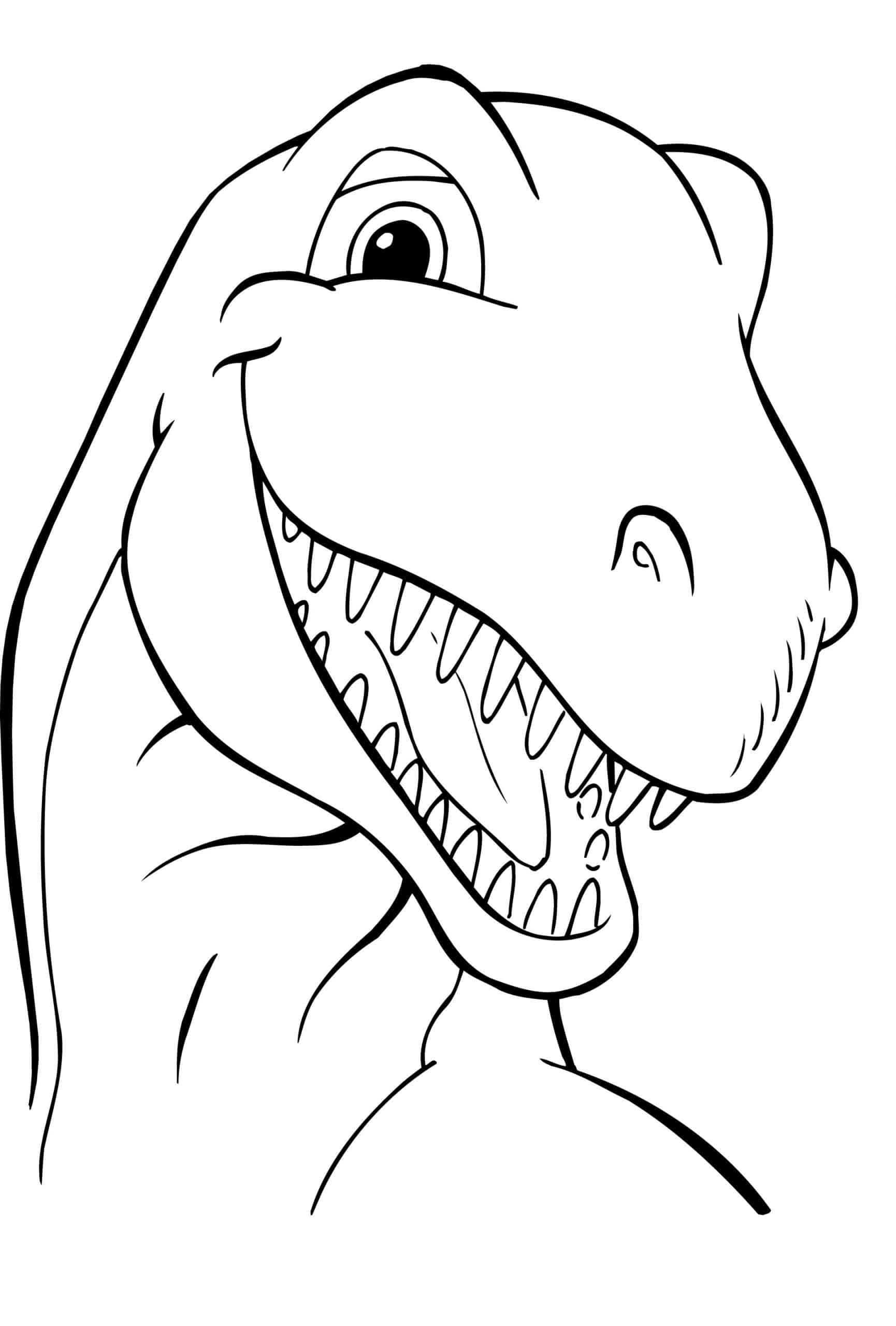 Dinosaurs coloring pages for color - DDC123