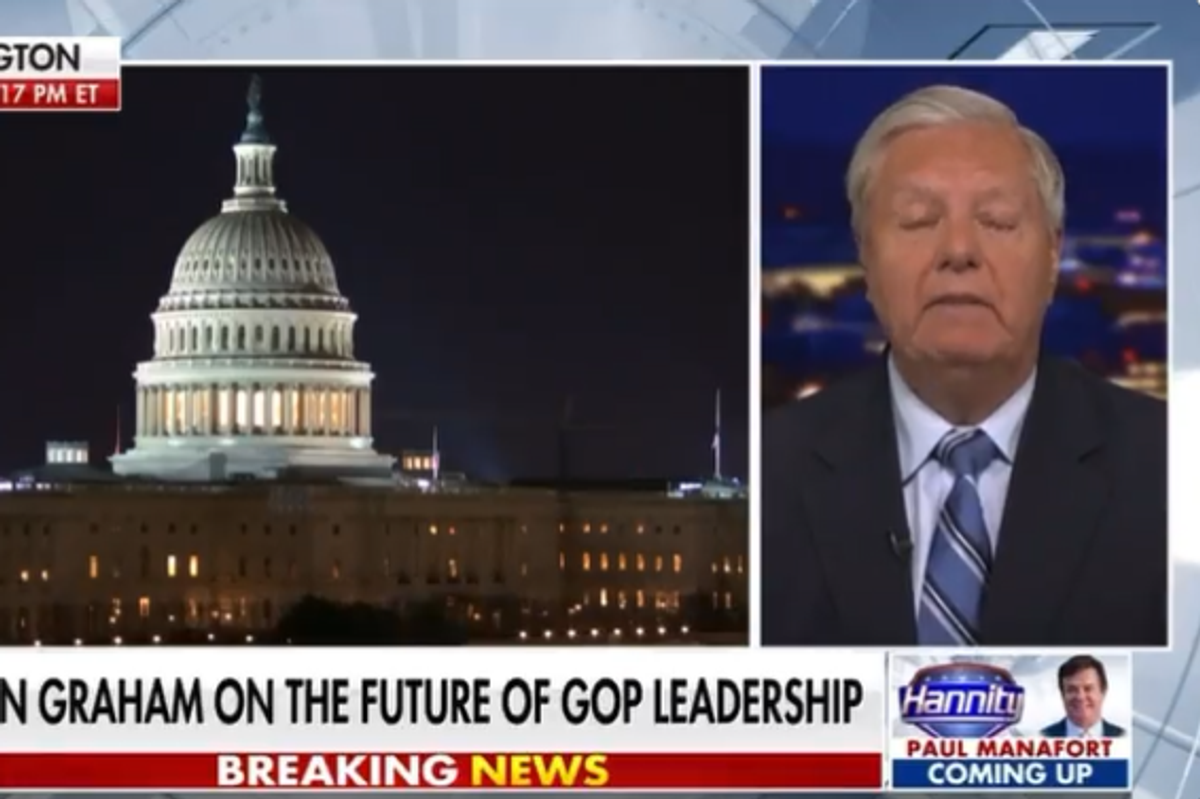 Lindsey Graham HEREBY ORDERS Mitch McConnell Be Nicer To Dear Leader True Father Big Daddy Trump