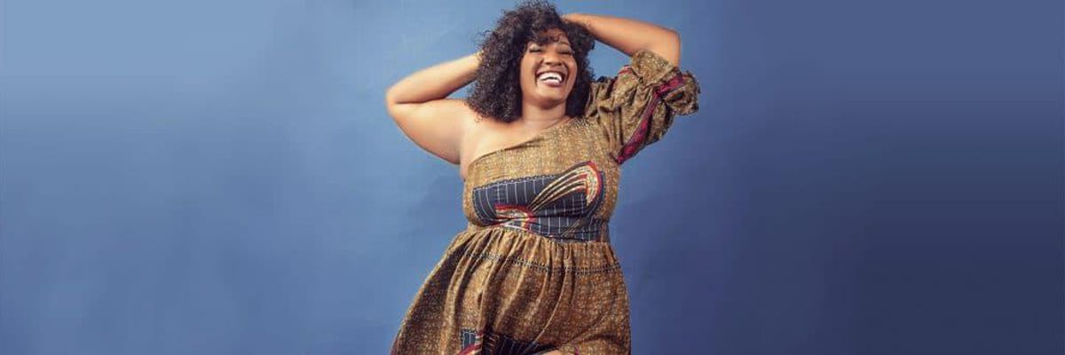 Woman laughing