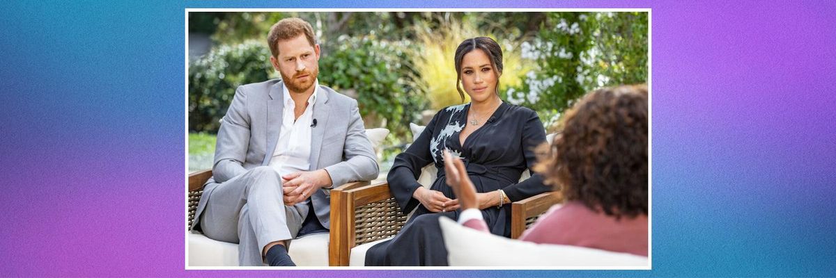 Prince Harry, Meghan Markle and Oprah Winfrey