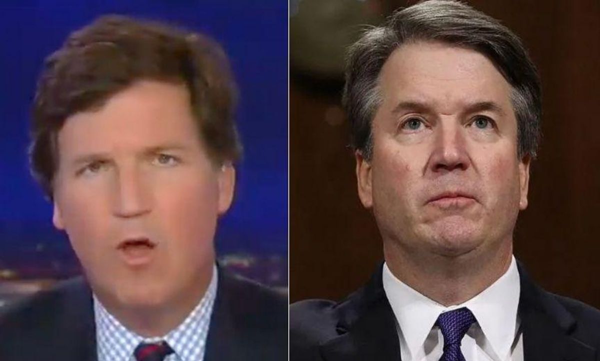 Tucker Carlson Calls Brett Kavanaugh a 'Cringing Little Liberal' and People Can't Stop Mocking Him