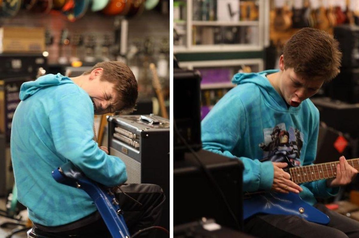 Anonymous music store customer buys kid a 'Pantera' guitar for the sweetest reason