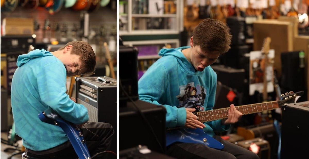 Anonymous music store customer buys kid a 'Pantera' guitar for the sweetest reason