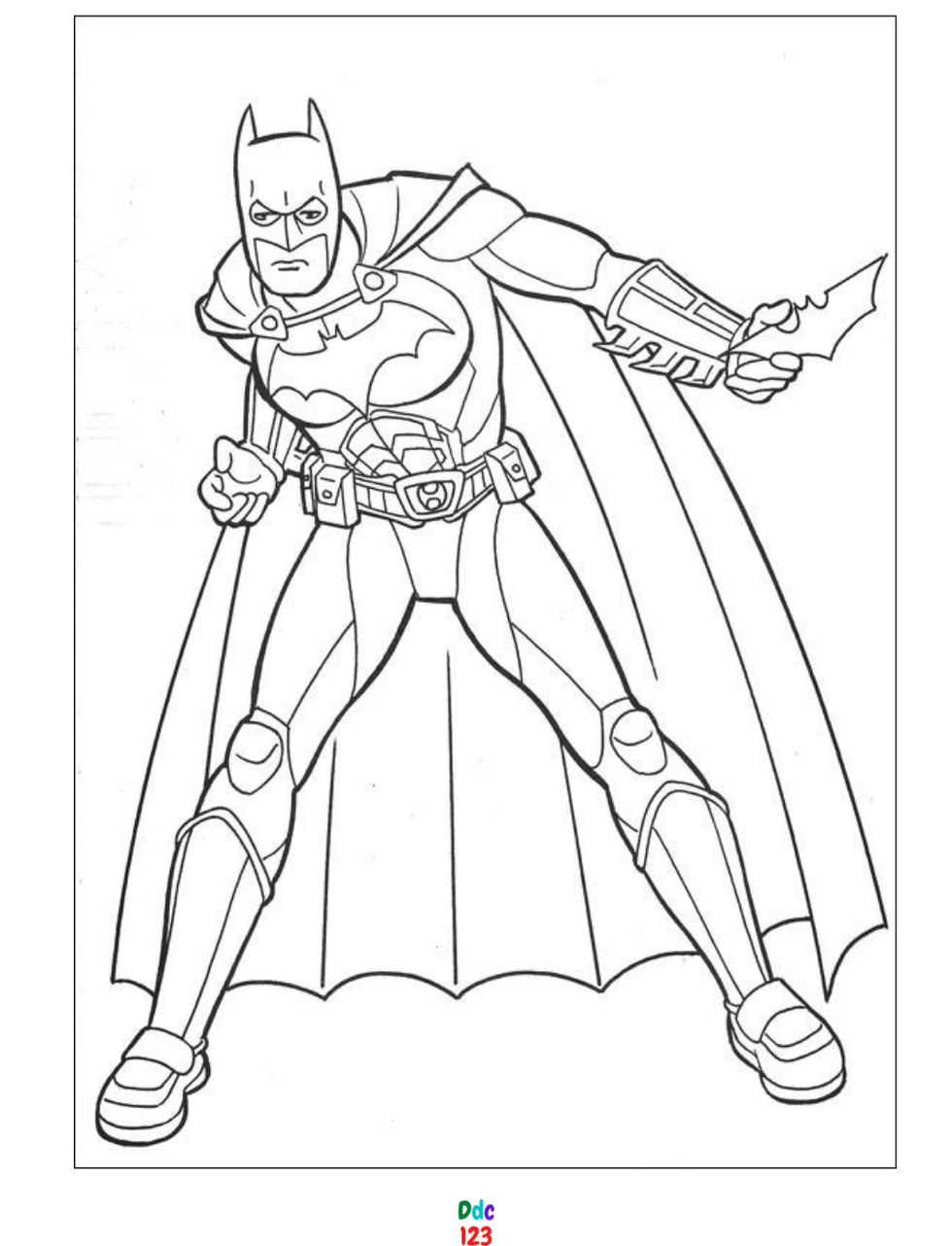 batman coloring pages to print for kids ddc123