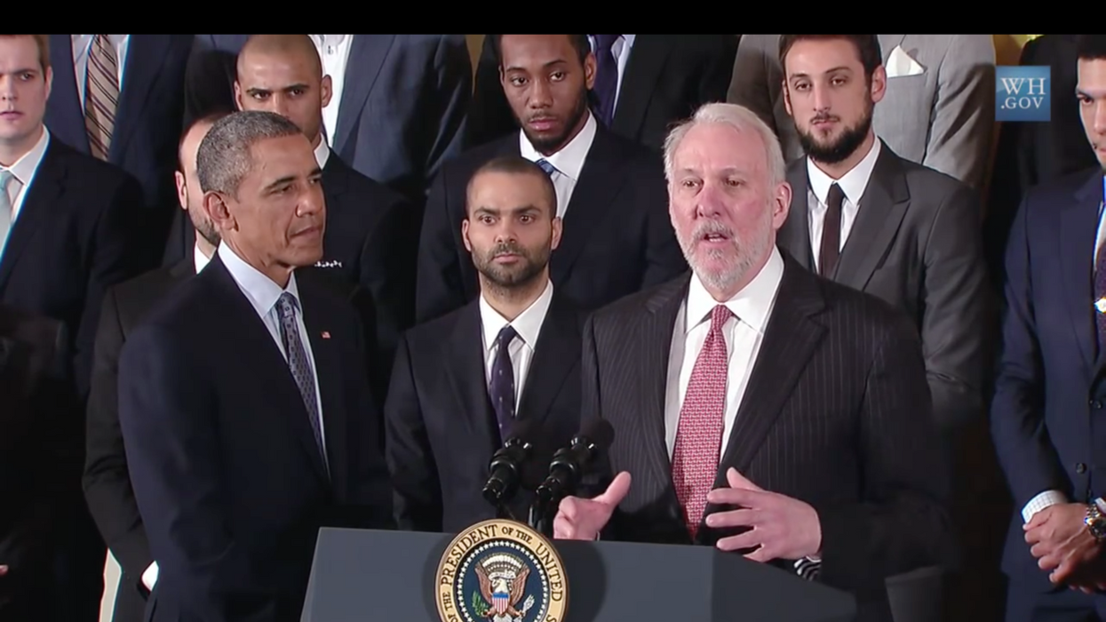 Spurs’ Coach Popovich Dunks On GOP, Manchin And Sinema Over Voting Rights