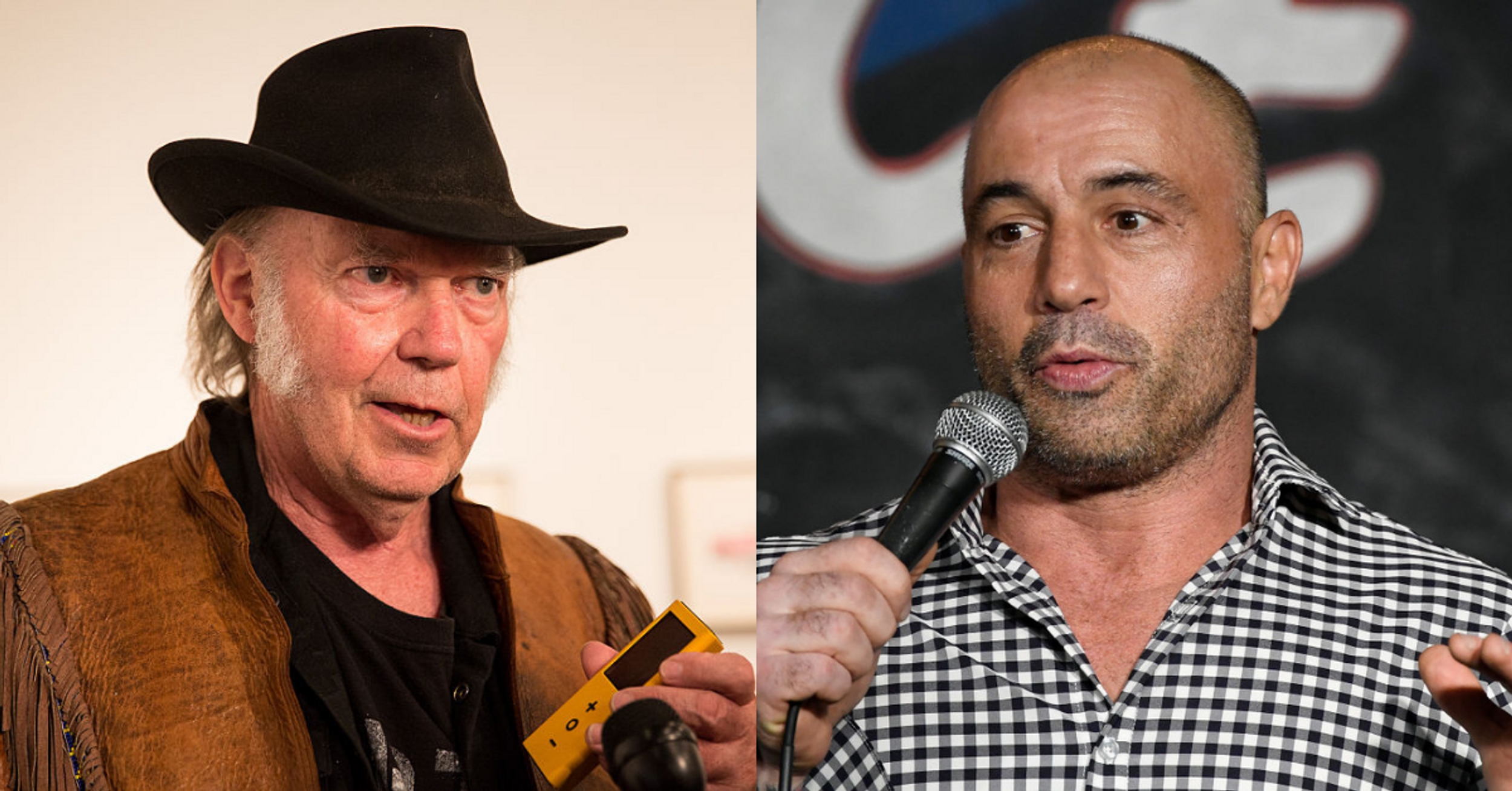 Neil Young Threatens Spotify Over Joe Rogan's Vax Misinformation: 'They Can Have Rogan Or Young. Not Both.'