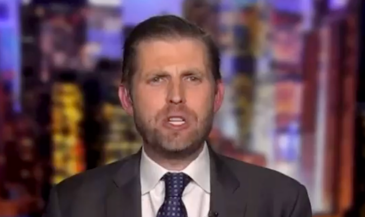 Eric Trump Gets Swiftly Fact-Checked After Claiming His Dad Worked '24 Hours a Day' While in Office