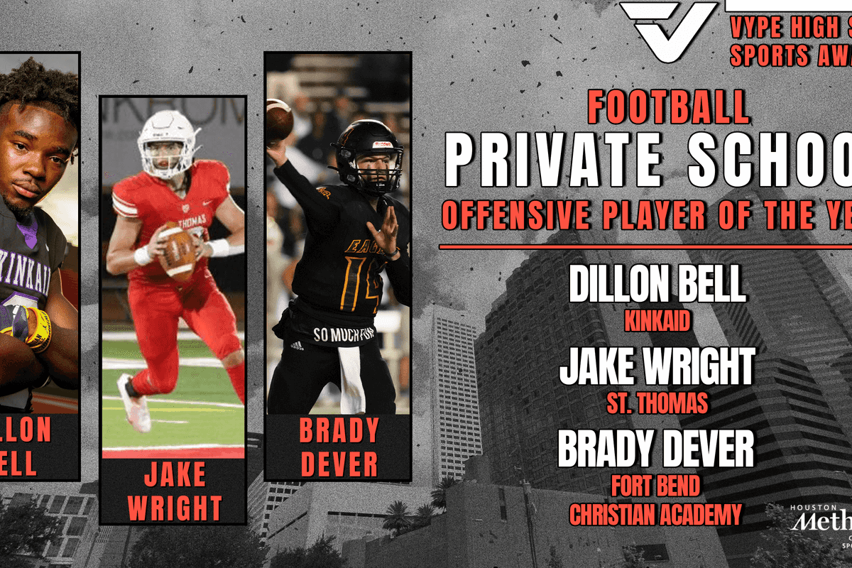 VYPE AWARDS: Private School Football presented by Houston Methodist Orthopedics & Sports Medicine