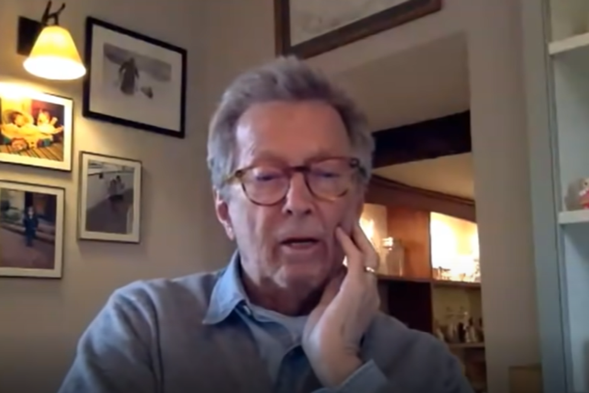 Some Old White Idiot Pretty Sure YouTube Hypnotizing Him. (It Is Eric Clapton.)