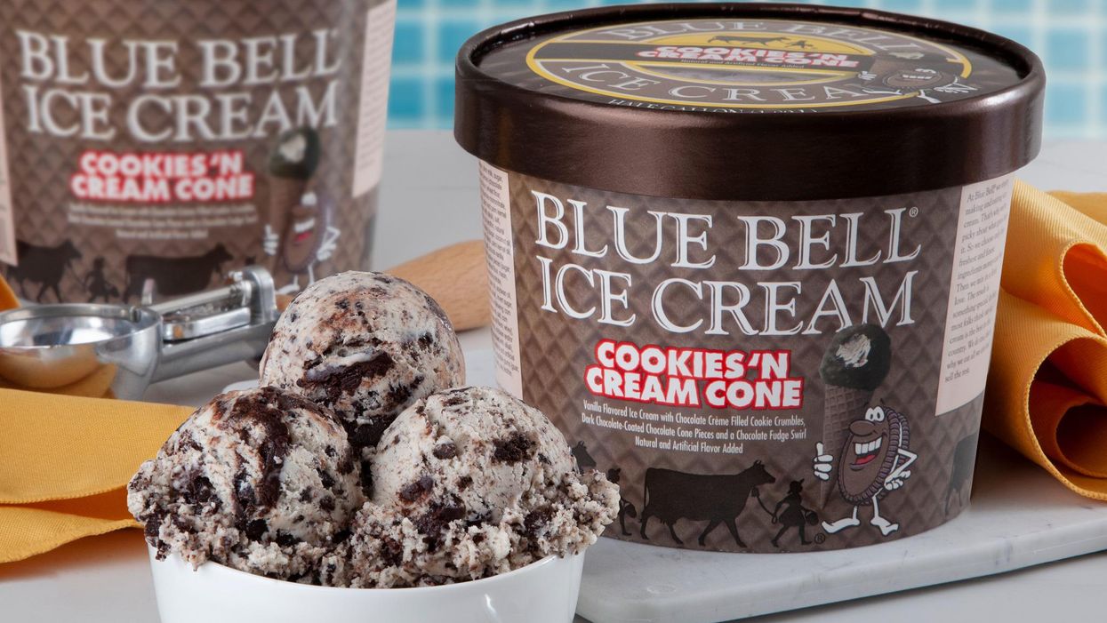 Blue Bell brings back popular Cookies 'n Cream Cone ice cream flavor for limited time