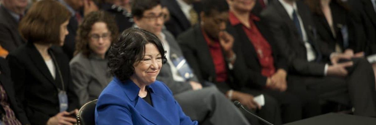 image of Supreme Court Justice Sonia Sotomayor