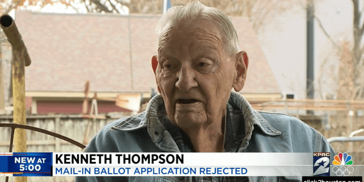 Texas Voter Suppression Laws Screws Over WW2 Veteran Voter - Vimarsana News