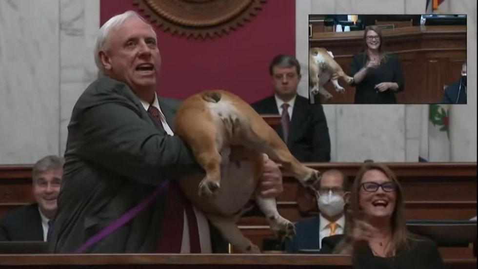 West Virginia governor tells Hollywood leftist to kiss his dog's 'hiney'