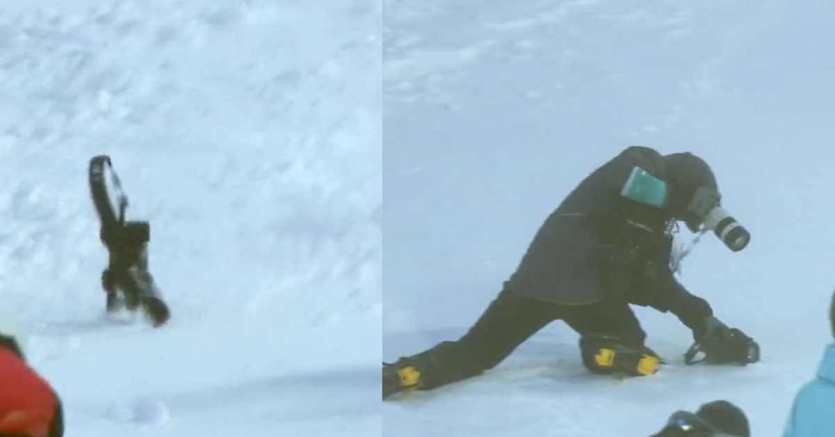 Viral Video Captures Pricey Camera Tumbling Down Olympic Hill - Comic Sands