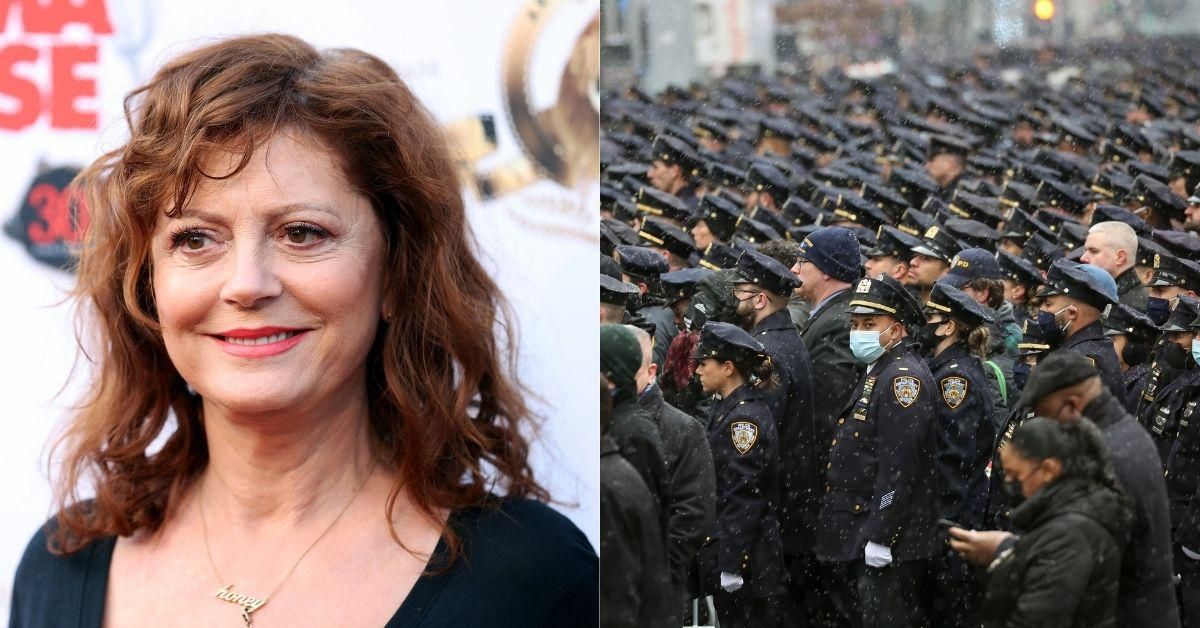 Susan Sarandon Shares Tweet Calling Cops At Funeral 'Facism': PHOTO ...