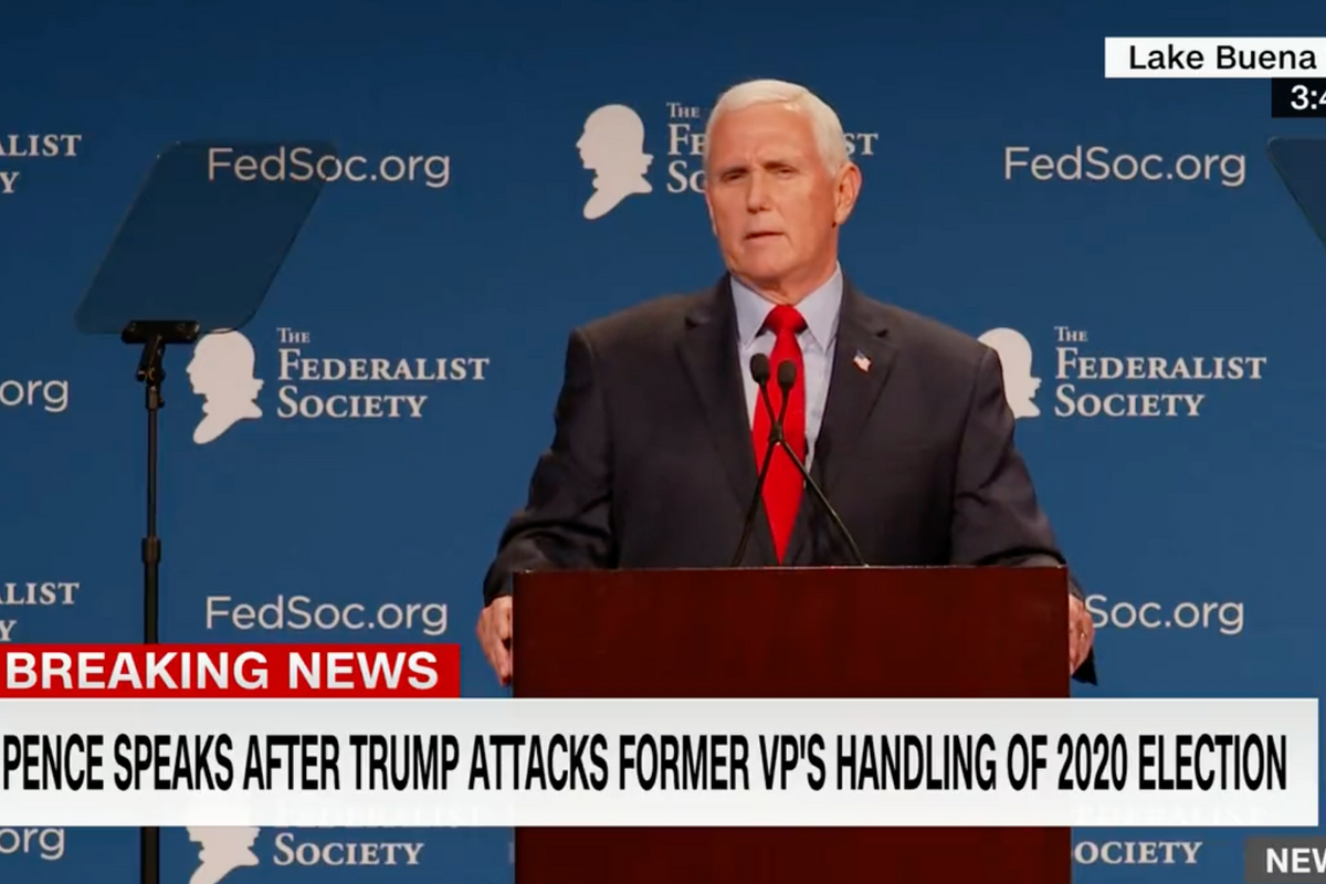 One Year Later, Mike Pence Takes Brave Stand Against Trump Trying To Murder Him