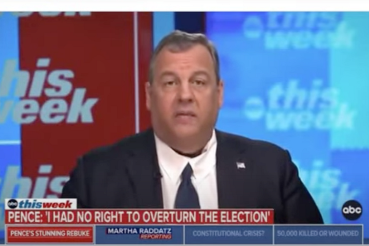 Chris Christie Suggests Trump Might’ve Been Guilty Of A Coup Or Two