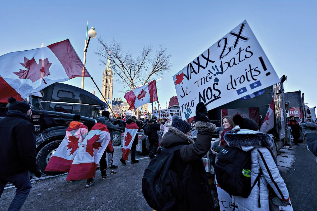 Il Canada vieta di dare da mangiare ai camionisti che stanno protestando