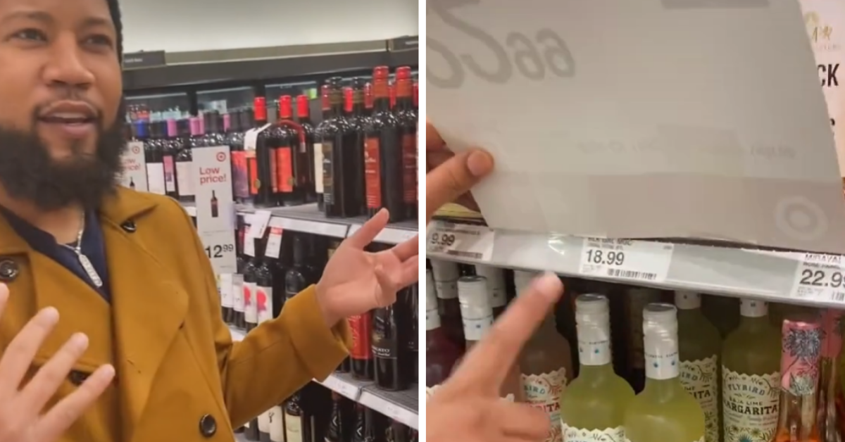 TikToker Calls Out Target After Wine On 'Sale' During Black History Month Costs More Than It Normally Does