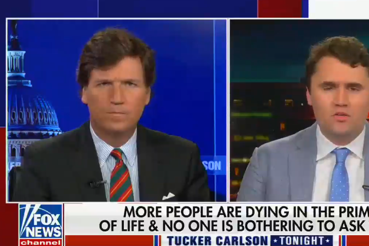 This Vaccine Disinfo Is Wildly Disgusting, Even For Tucker And Charlie Kirk