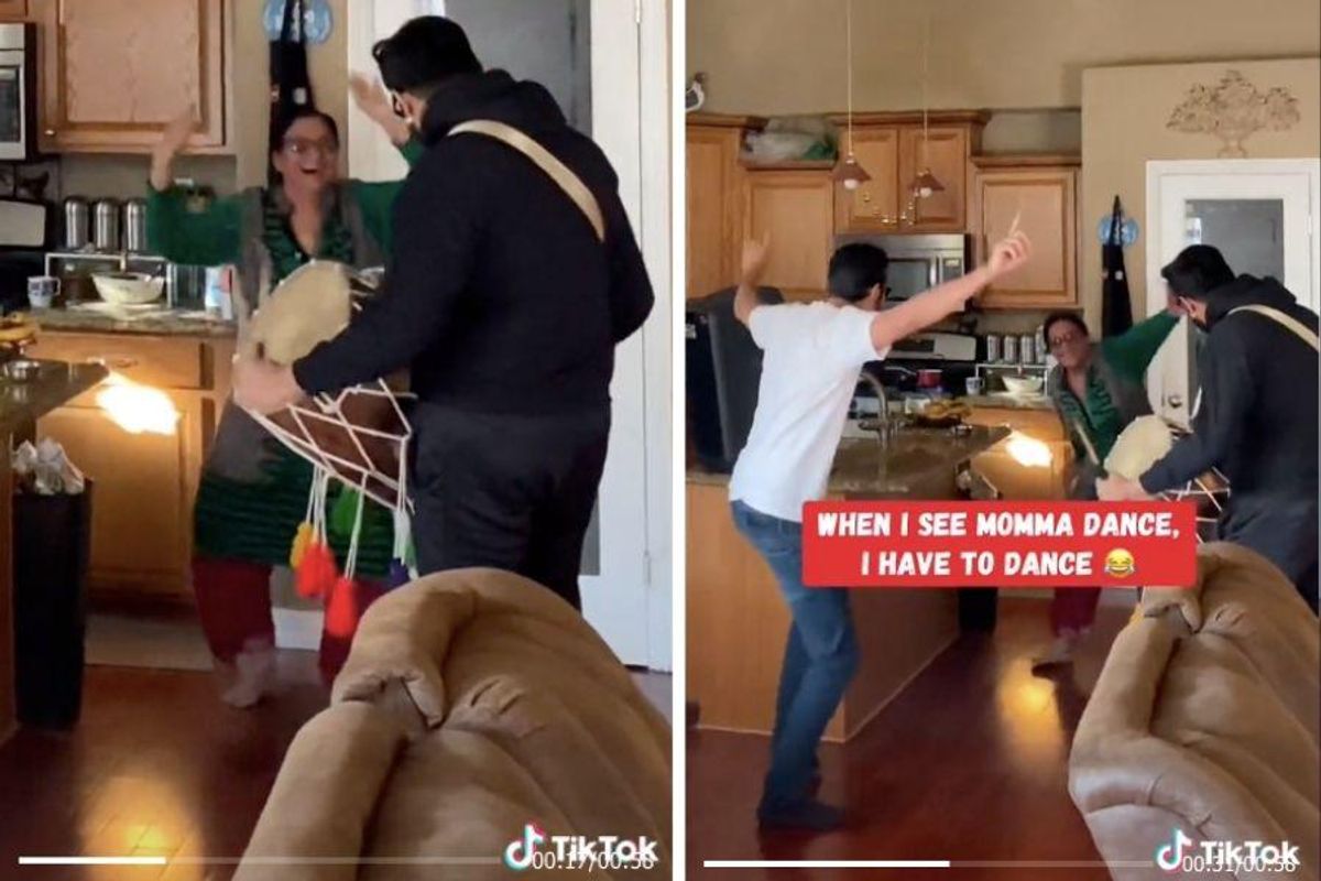 Kitchen San Force Mom Sex - Mom breaks into joyful dance when the beat of her favorite song drops -  Upworthy