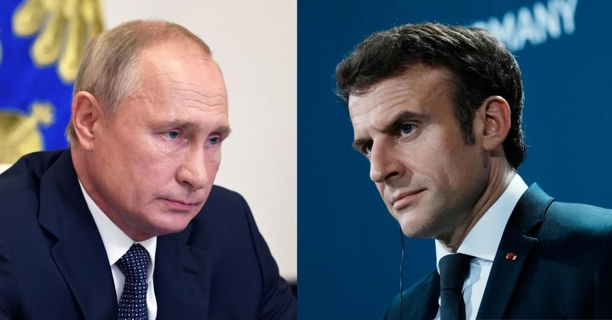 Putin And Macron Had A Meeting Across An Absurdly Massive White Table—And Twitter Is Roasting It Hard