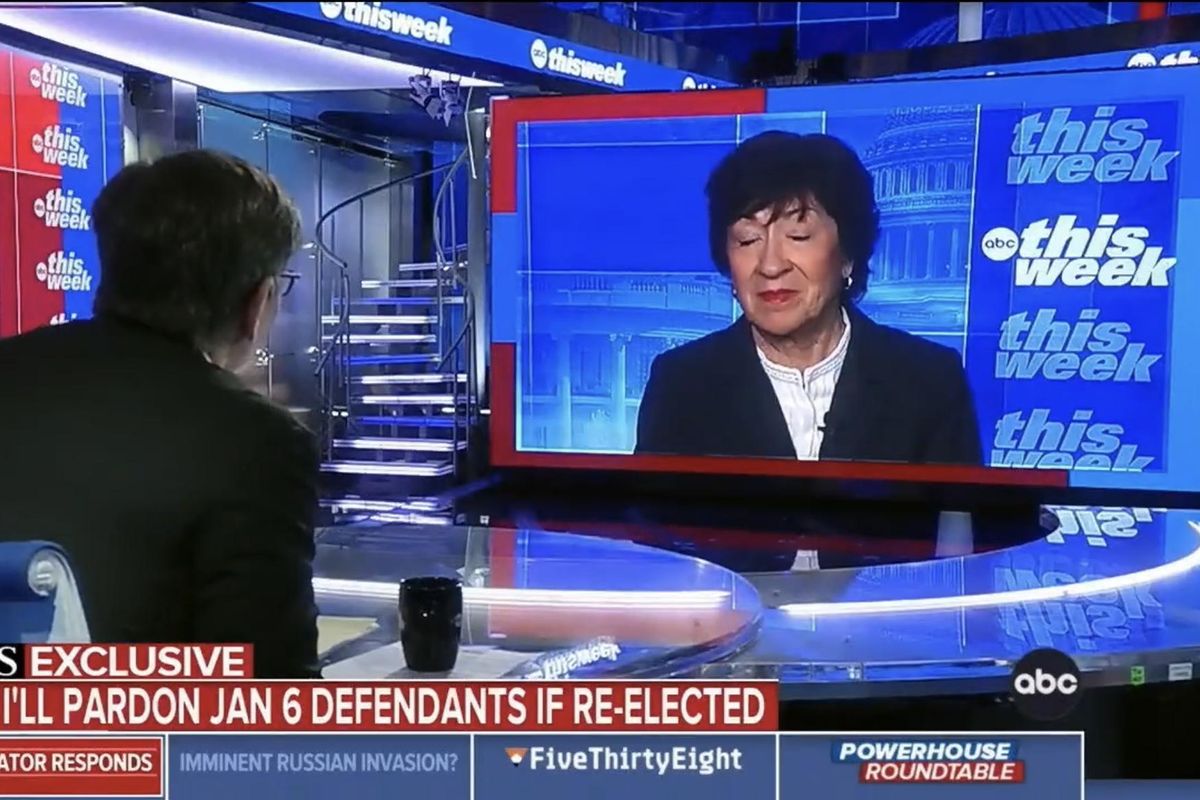 Beg Your Pardon, Susan Collins?