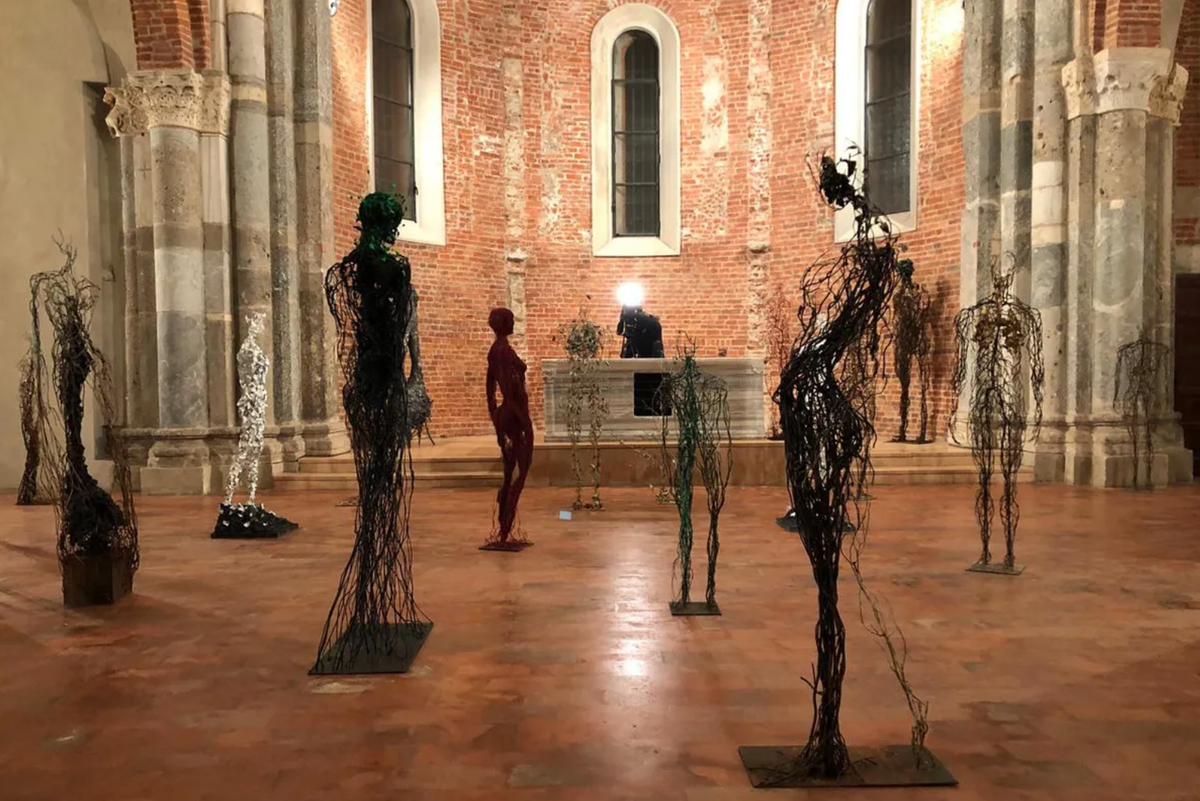 Le sculture di Francesco Diluca in mostra alla basilica di San Celso