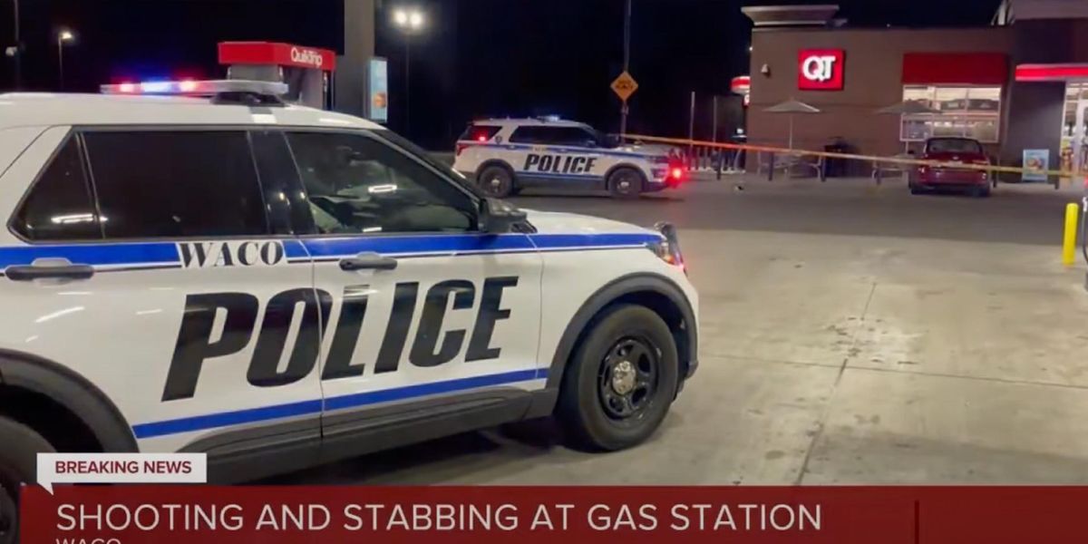 Good guy with a gun neutralizes assailant who was reportedly stabbing woman outside Texas gas station