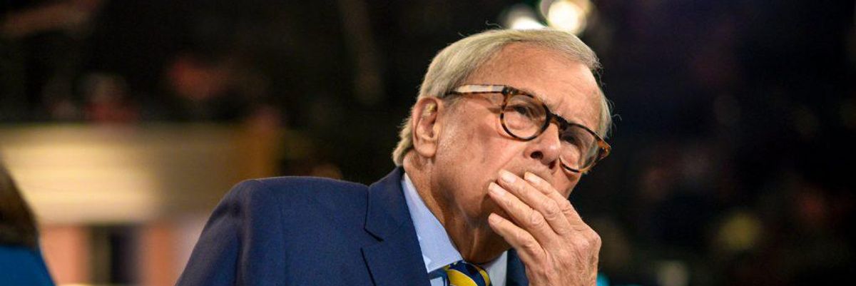 Tom Brokaw thinking.