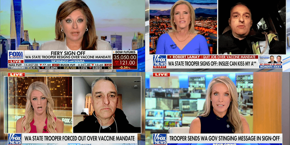Fox News Promoted Anti-Vax Trooper Until He Died Of Covid - Vimarsana News