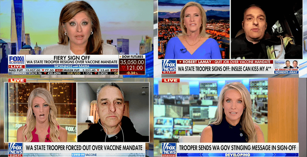 Fox News Promoted Anti-Vax State Trooper — Until He Died Of Covid