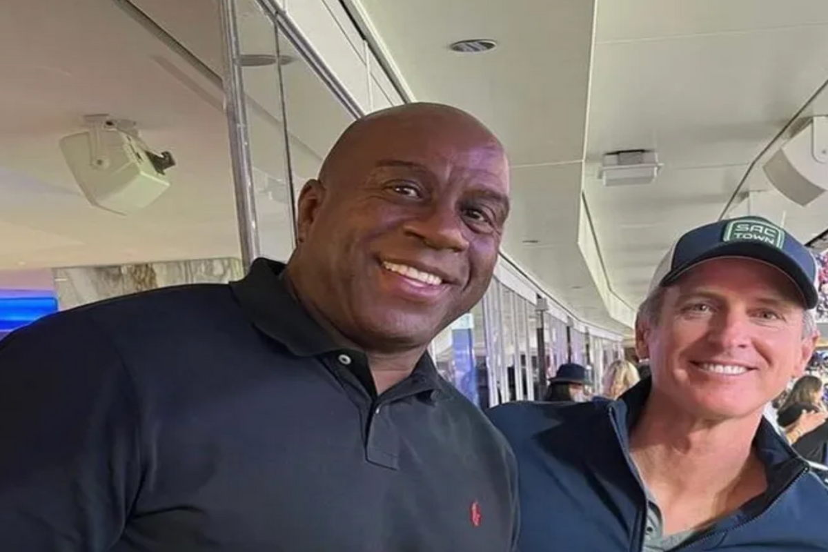 Did Gavin Newsom Pull A Boris Johnson With Magic Johnson