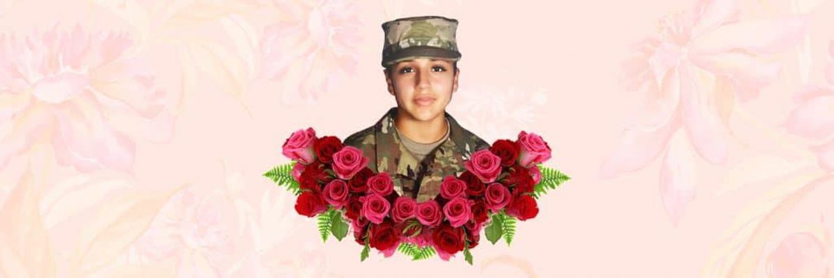 image of latina woman, veteran Vanessa Guillen