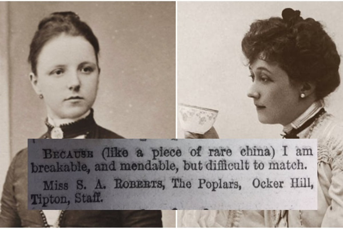 victorian women, spinsters, historic humor